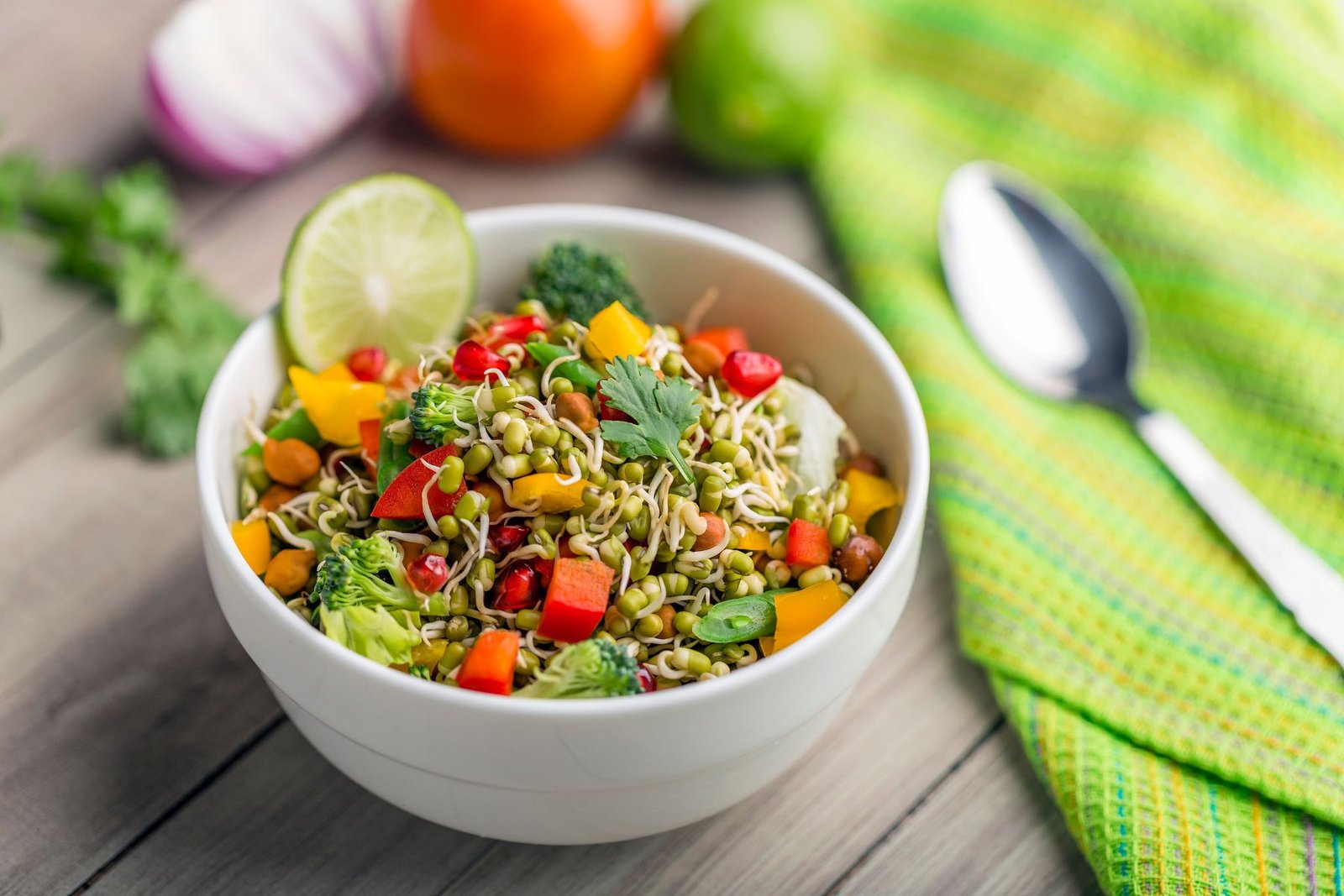 Ensalada de lentejas, alimentos para el verano