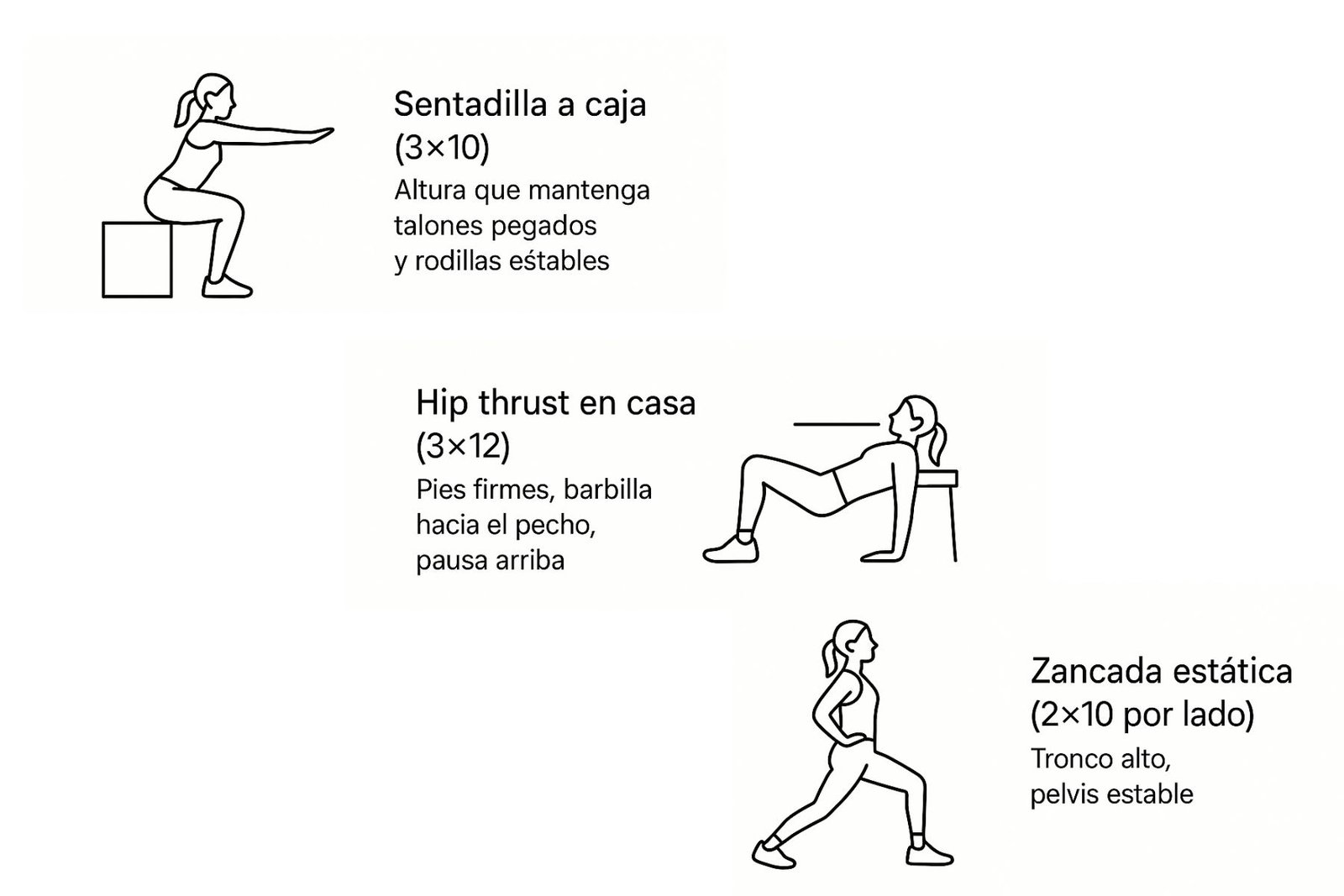 Bloque de fuerza en casa para como quitar la celulitis de las piernas y gl&uacute;teos